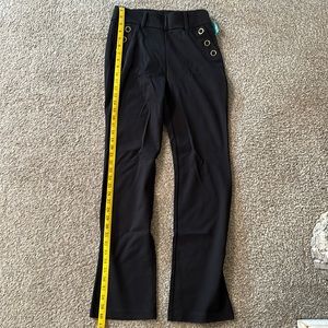 Maurice’s NWT black boot cut short mid rise xs dress pants.
